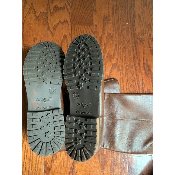 Cat & Jack Big Kid's Girl's Brown Boot Size 5 - Picture 3 of 3